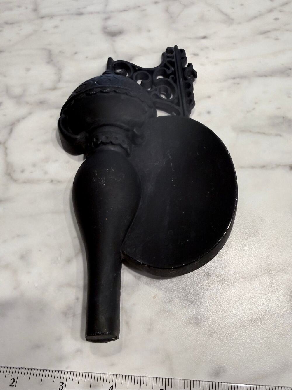 Vintage Sexton 1966 Cast Aluminum Wall Decor Black USA Mid Century